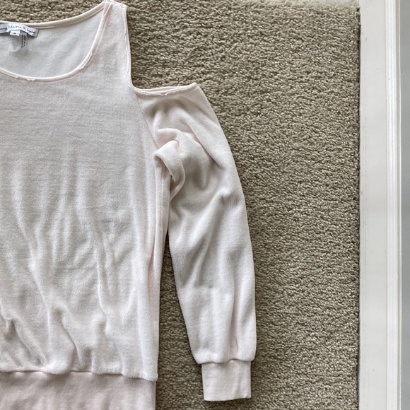 Young Fabulous & Broke Jacee Velour Top in Cream - Picture 4 of 10